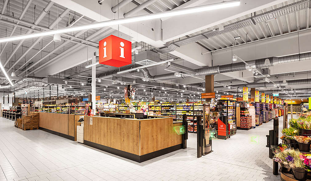 Abbildung: Kaufland-Filiale in Moosburg