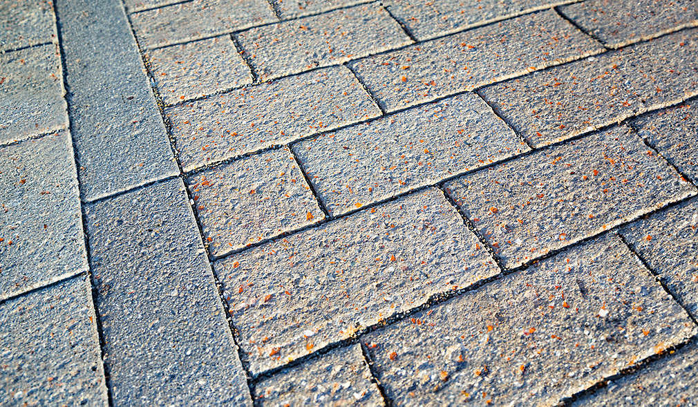 Abbildung: Pflastersteine auf dem Parkplatz der Kaufland-Filiale in Tuttlingen