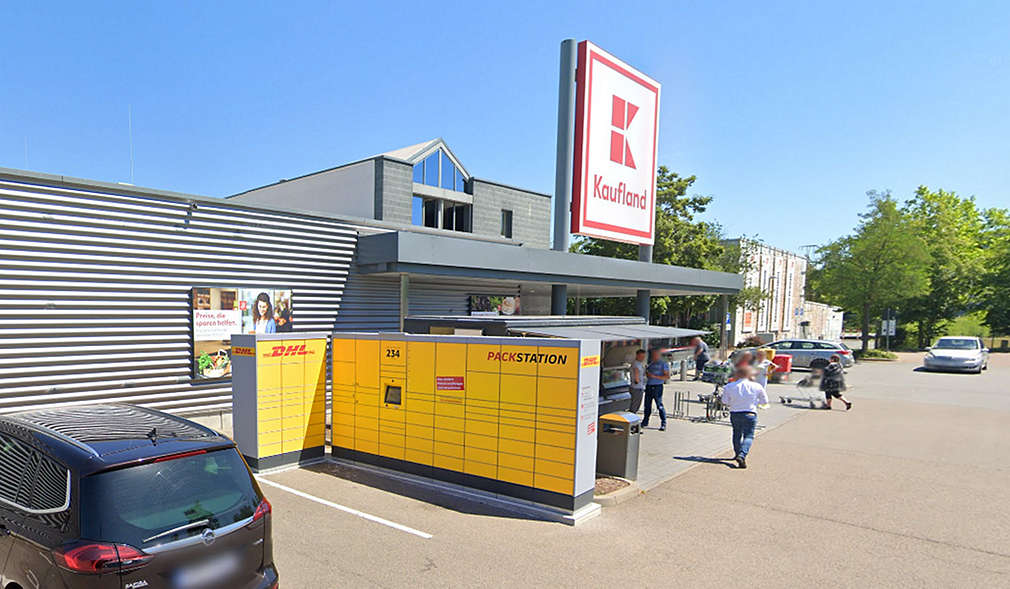 Abbildung: Vermietete Fläche – DHL-Packstation