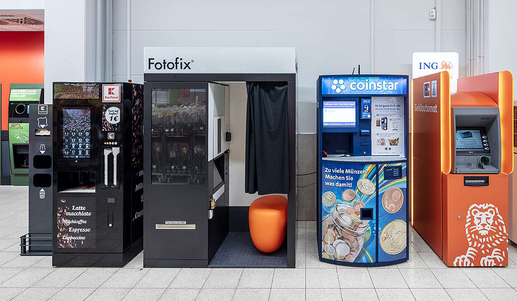 Abbildung: Vermietete Fläche – Automaten