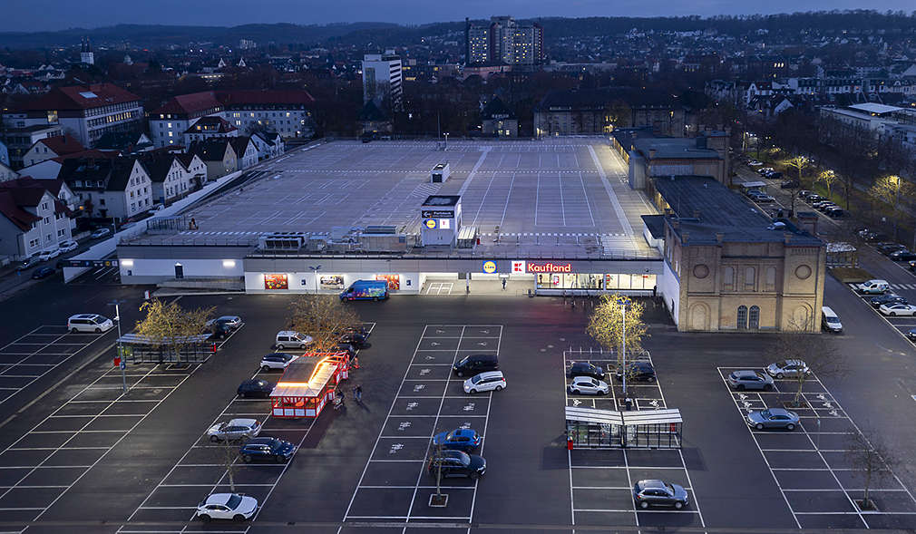 Abbildung: Kaufland-Filiale in Bielefeld – Außenansicht