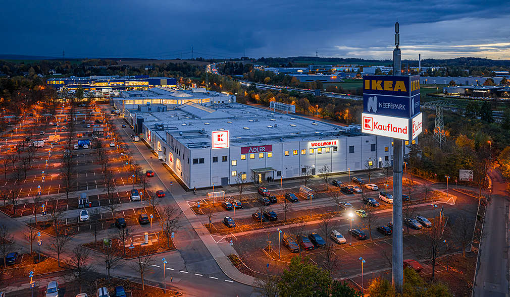 Abbildung: Kaufland-Filiale in Chemnitz – Außenansicht
