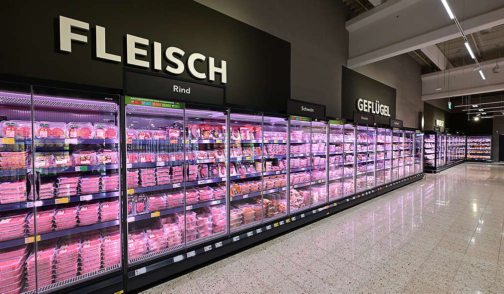 Abbildung: Kaufland-Filiale in Osnabrück – Fleisch-SB