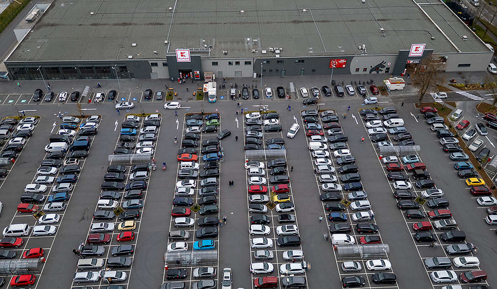 Abbildung: Kaufland-Filiale in Wesel – Außenansicht