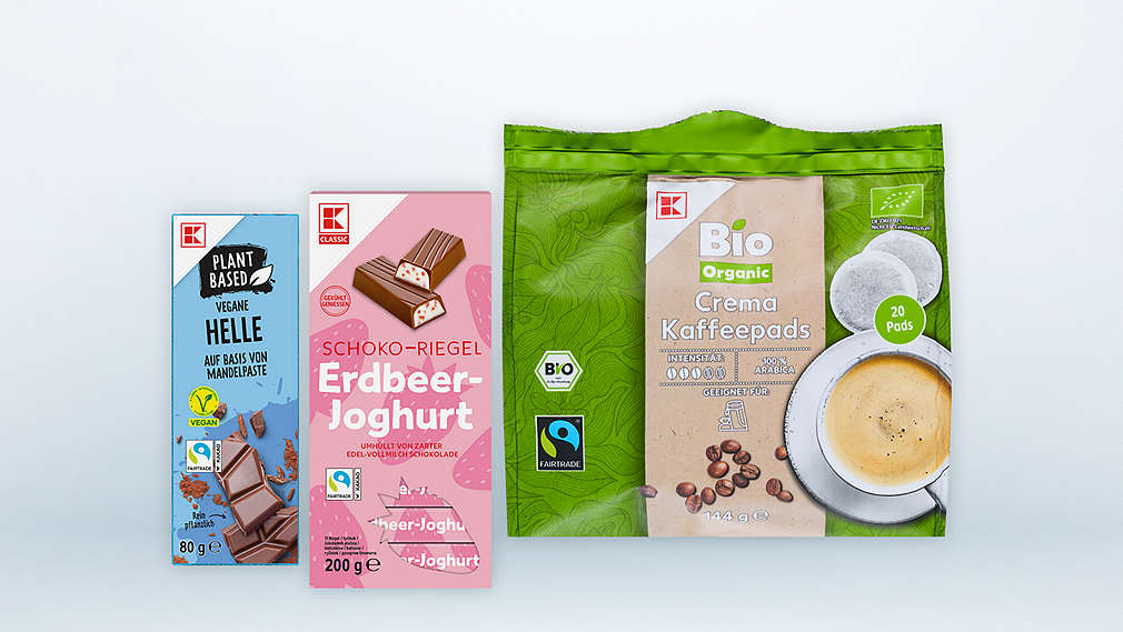 Fairtrade Logo und Produkte