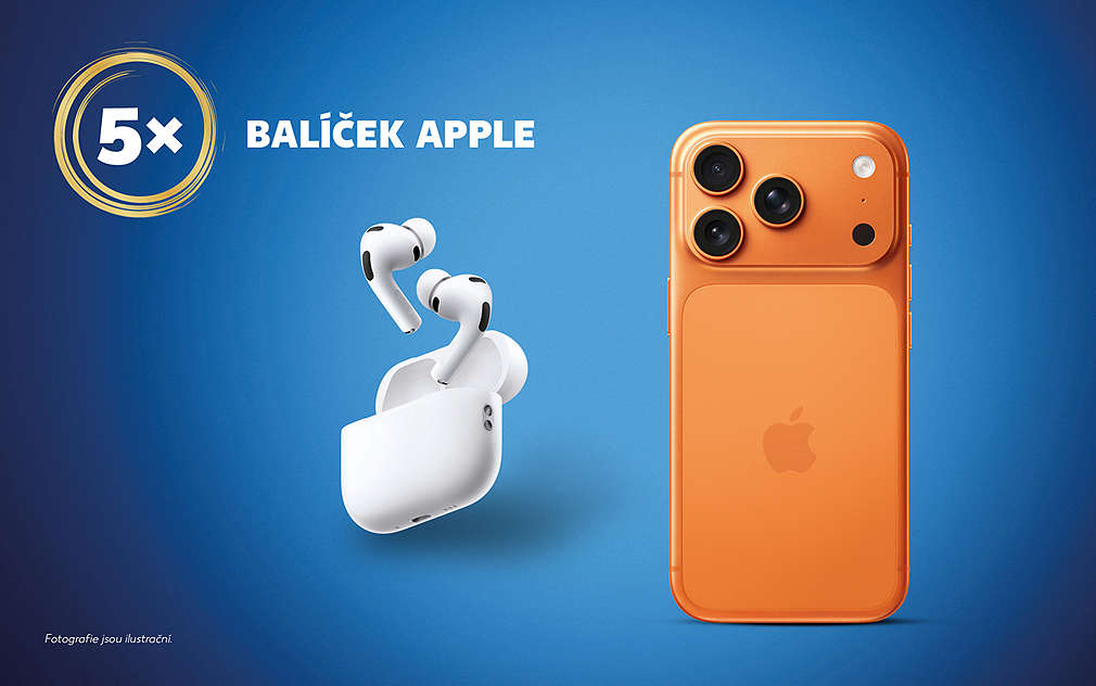 5x balíček Apple: Airpody a iPhone