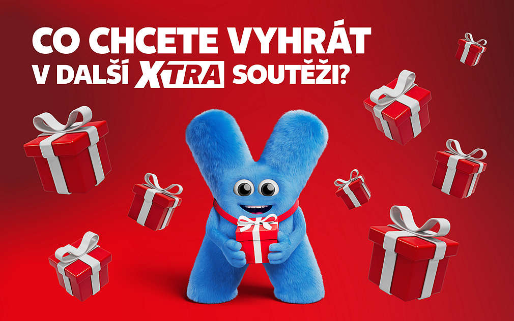 dárečky kolem Xary a text: O co hcete hrát v další XTRA soutěži