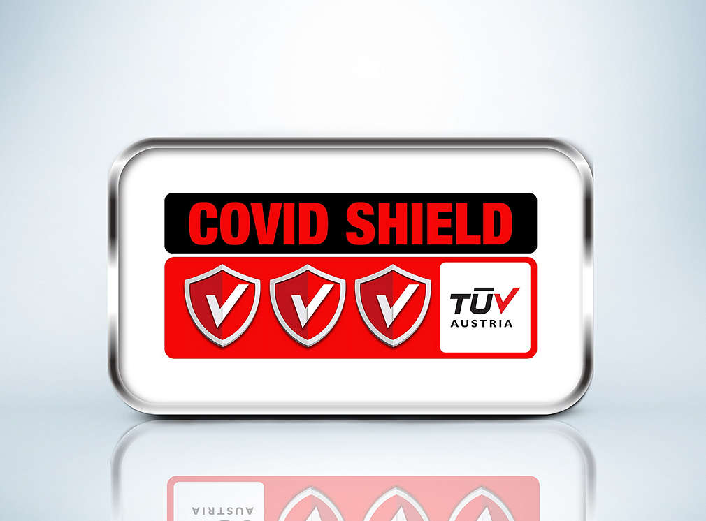 Изображение на лого на Covid Shield 
