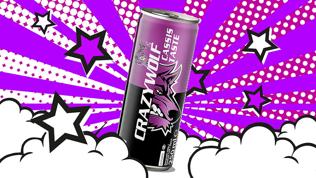 Doză de Crazy Wolf cu aromă de coacăze