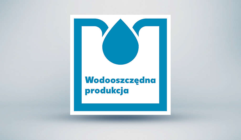 Logo "Wodooszczędna produkcja"