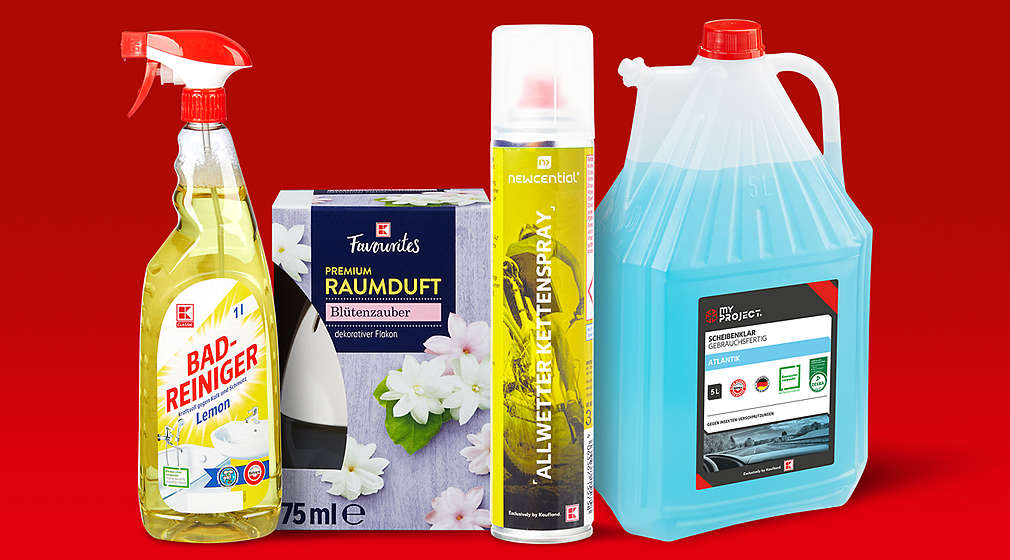 versch. Artikel von Kaufland-Eigenmarken, die Bitrex® enthalten