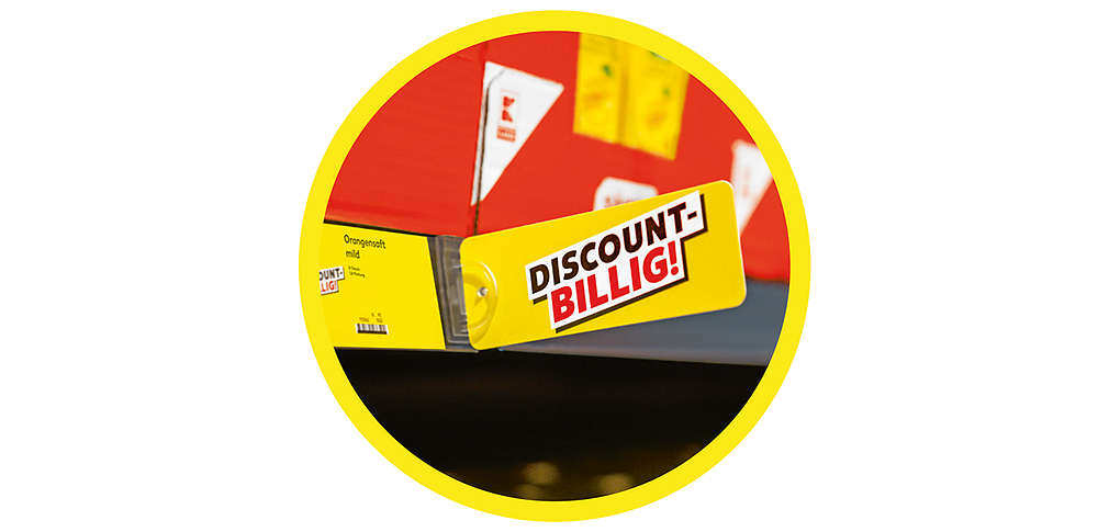 Preisetikett Discountbillig