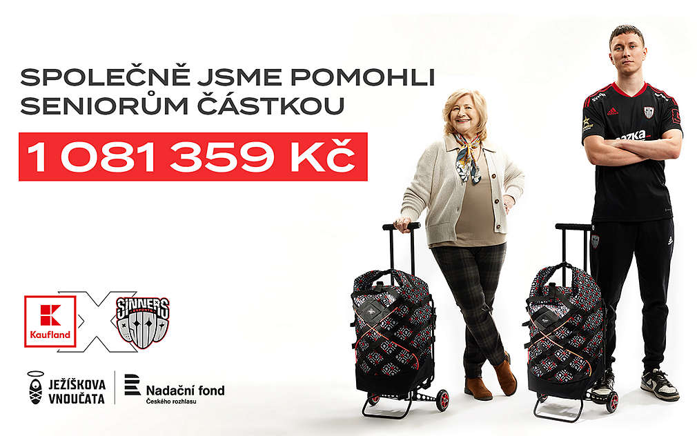 Sbírka na pomoc seniorům ve spolupráci se Sinners