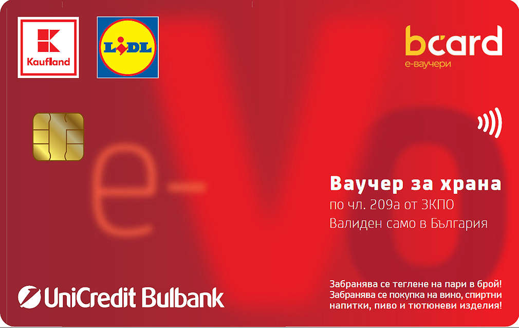 Изображение на електронен ваучер за храна