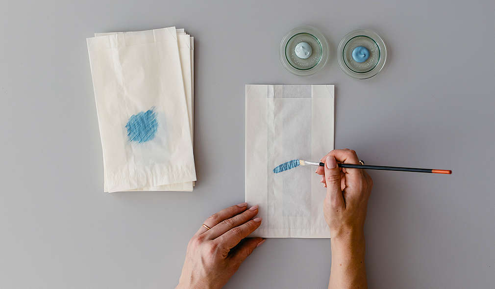 Butterbrottüten bemalen