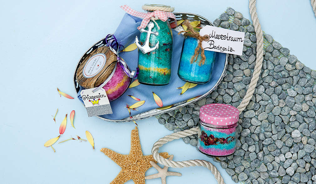 Selbst gemachtes Badesalz