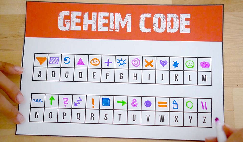 Beispiel eines Geheimcode