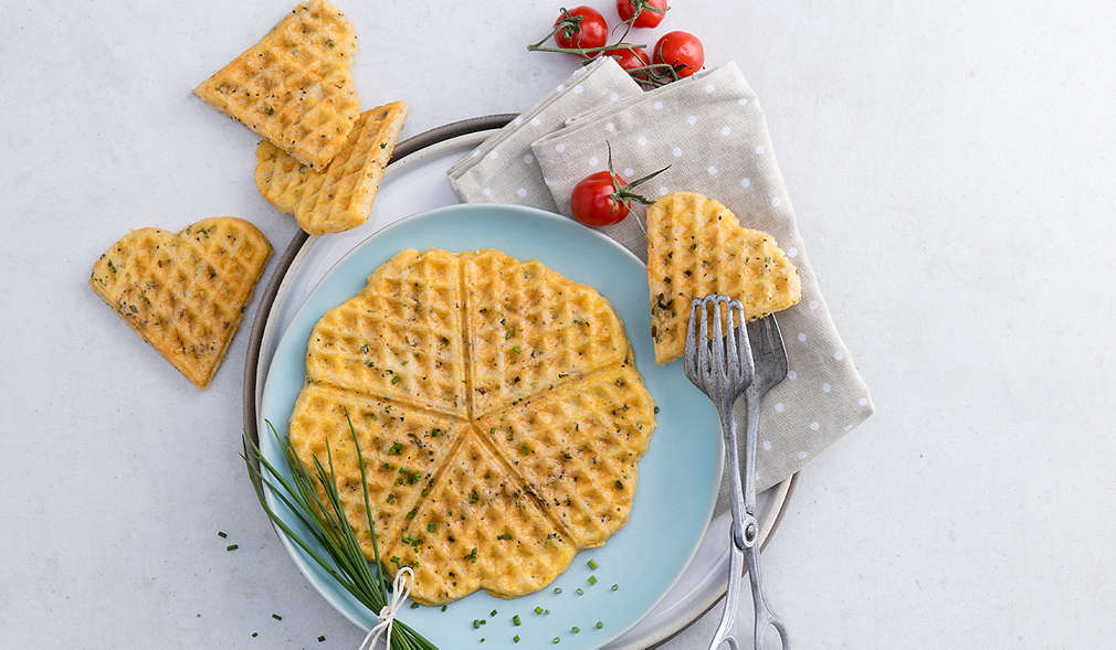 Reis aus dem Waffeleisen