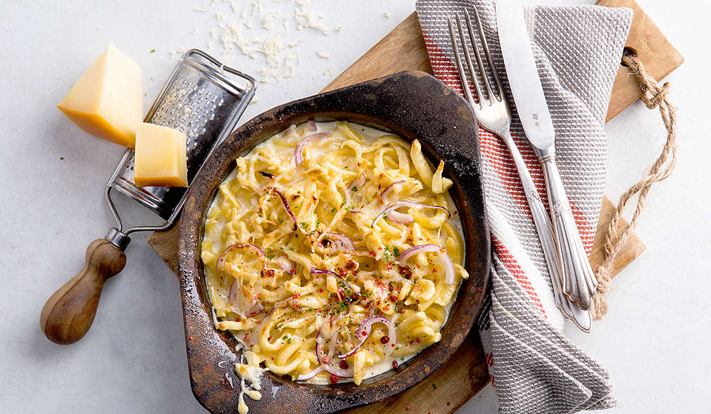 Spätzle aus dem Pfännchen