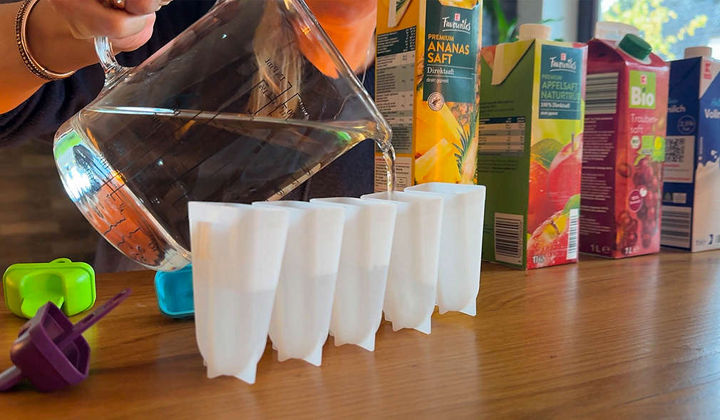 Selbst gemachtes Wassereis