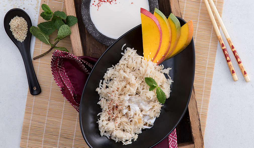 Kokosreis mit Mango