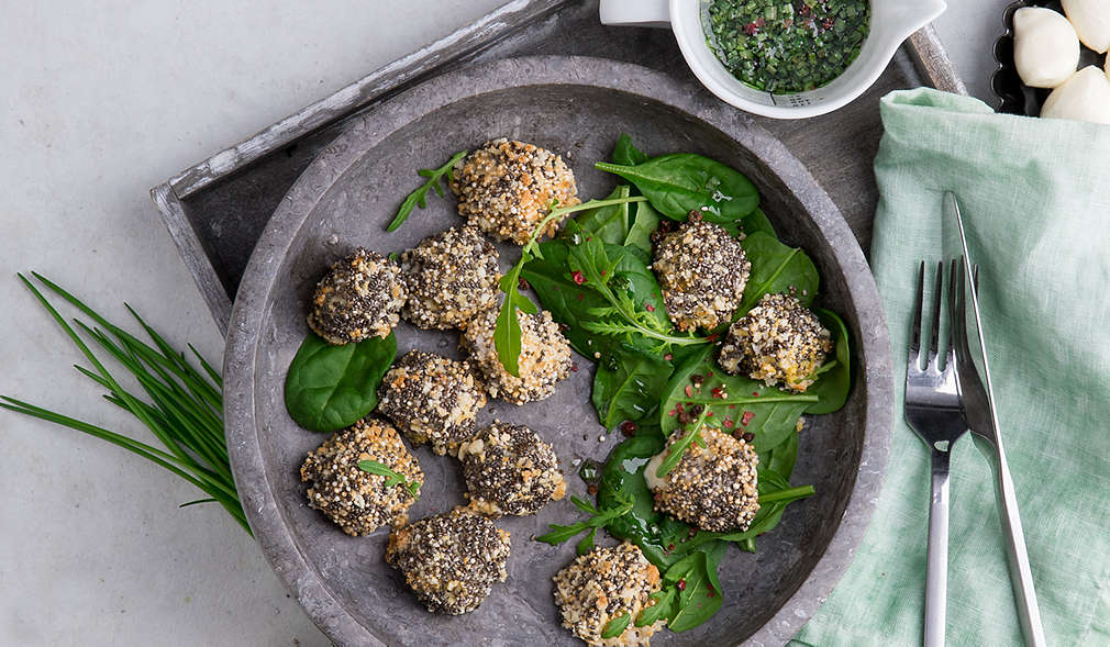 Schmelzende Knusperbällchen