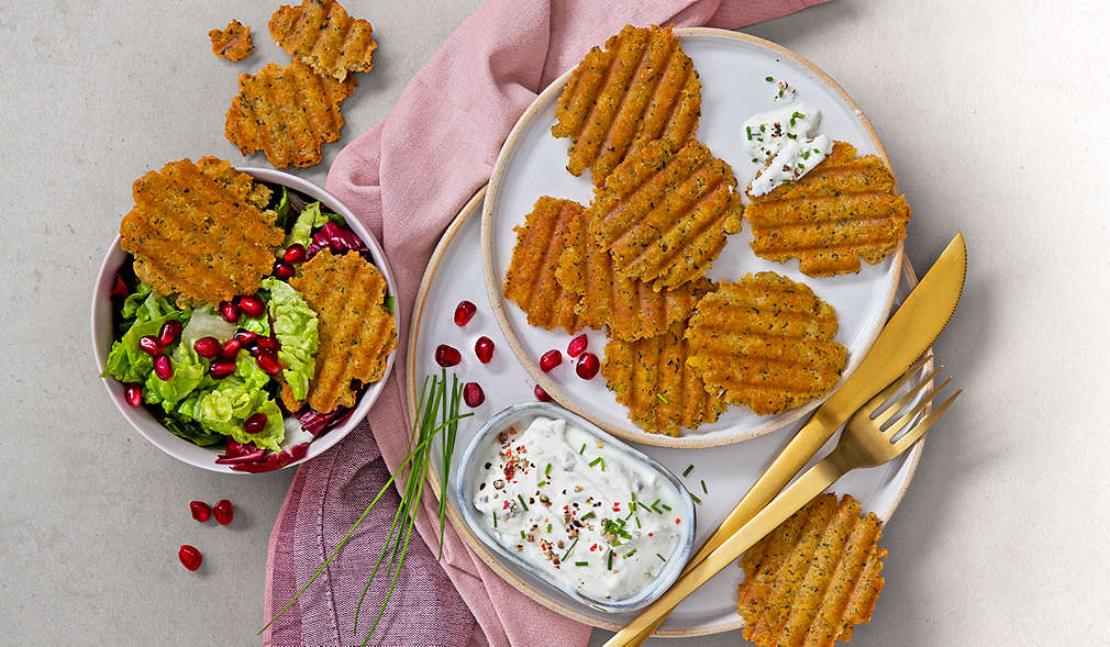 Falafel-Kekse aus dem Kontaktgrill