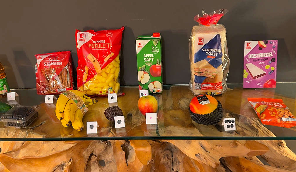 Lebensmittel mit Punktesystem