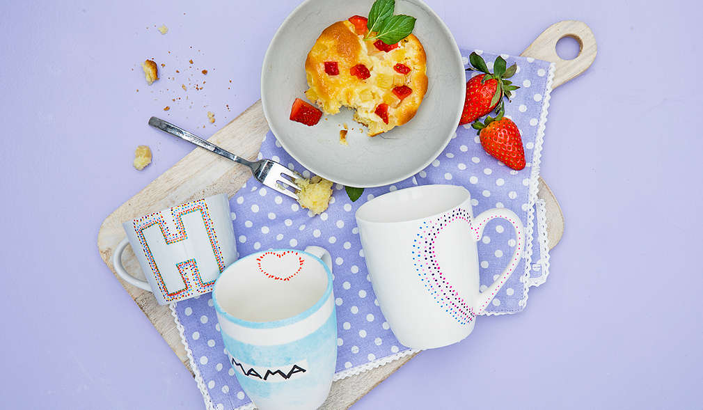 Selbst gestalteter Becher