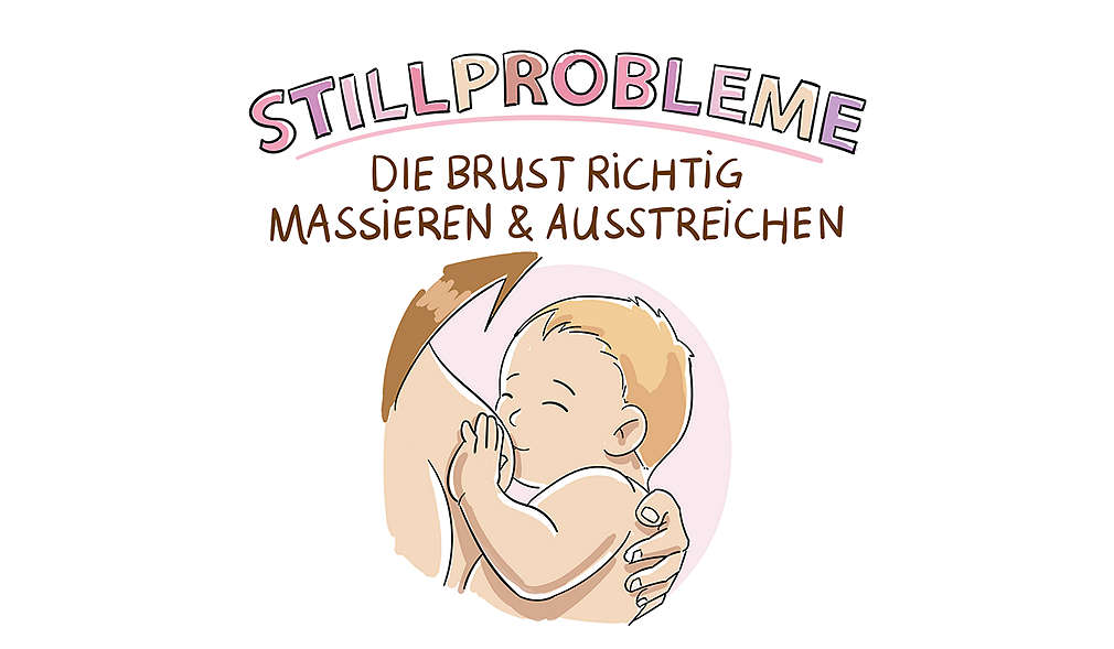 Abbildung "Stillprobleme – die Brust richtig massieren und ausstreichen”