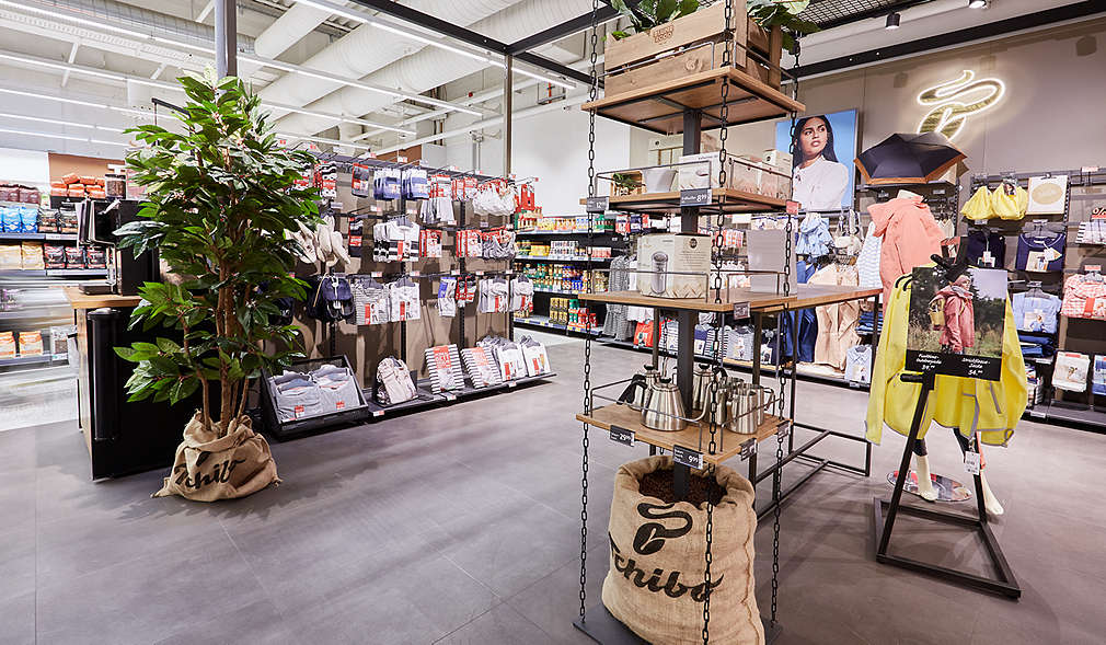 Beispielhafter TCHIBO-Shop