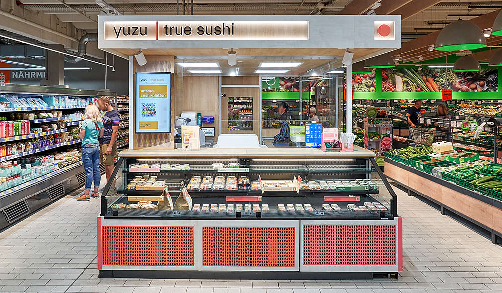 Beispielhafter YUZU-Sushi-Shop