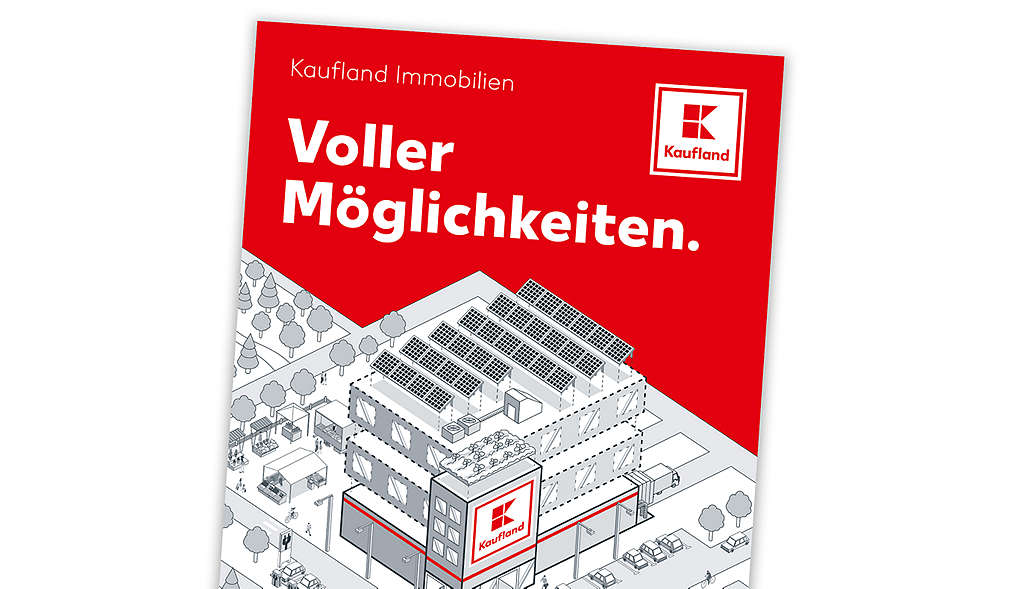 Ansicht Broschüre „Kaufland Immobilien”