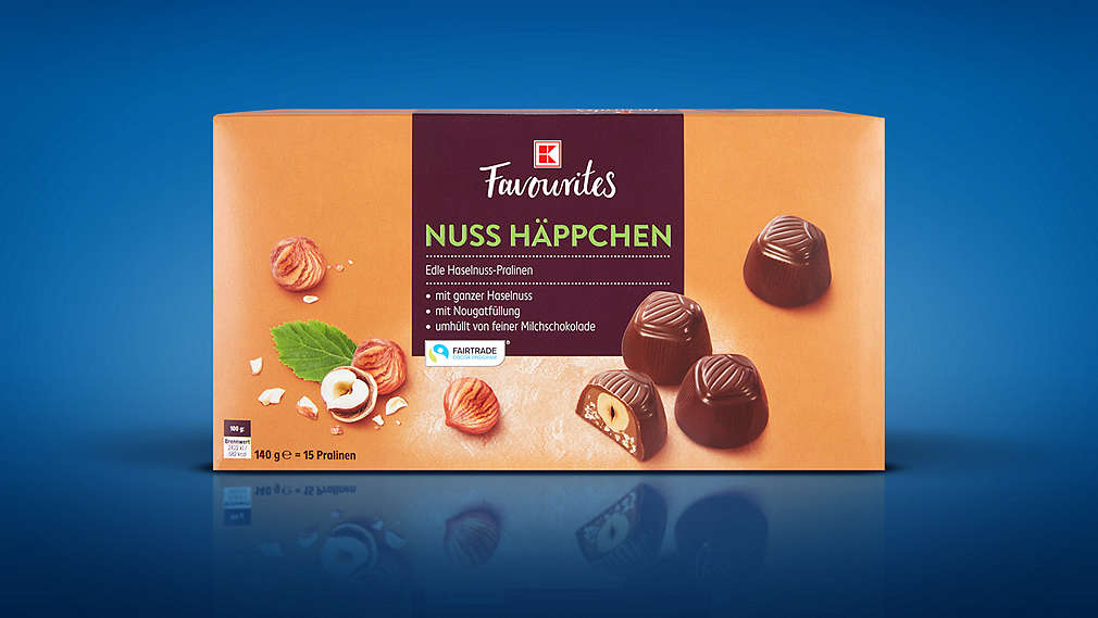 K-Favourites orieškové kúsky