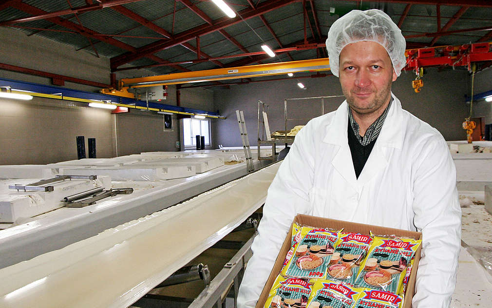 Výrobou zelí nás provedl pan Petr Matušík