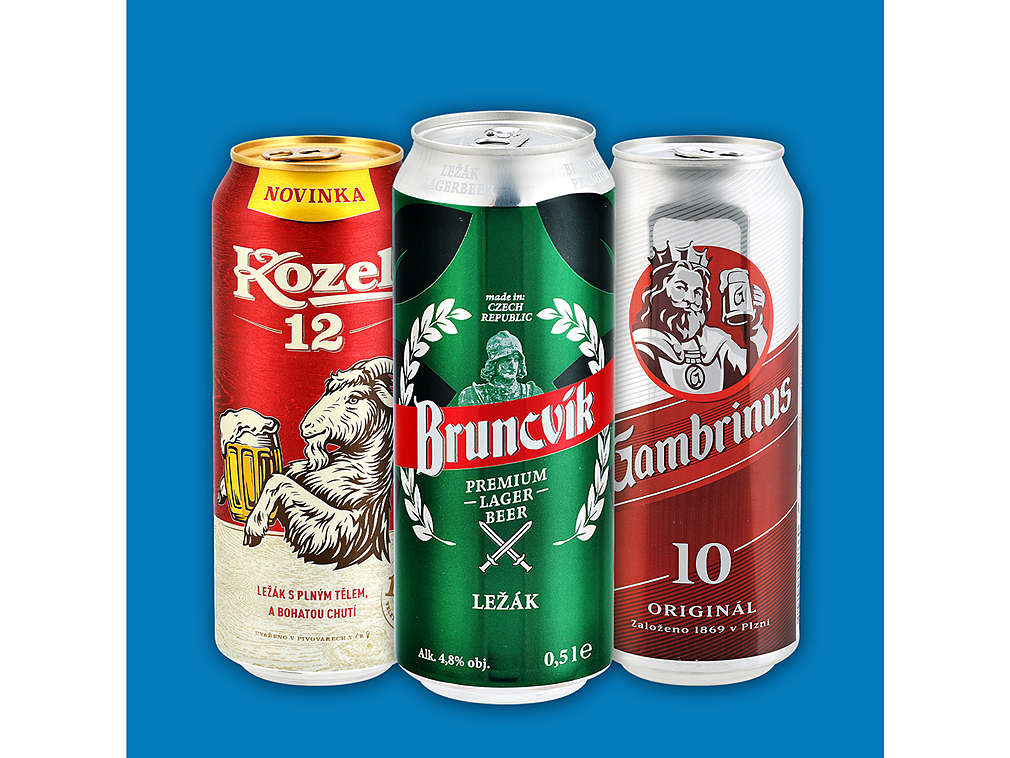 Alkoholická plechovková piva