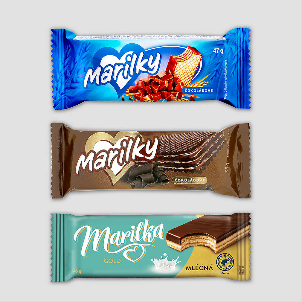 Oplatky značky Marilka