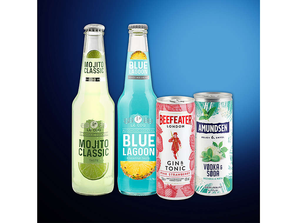 Míchané drinky a koktejly
