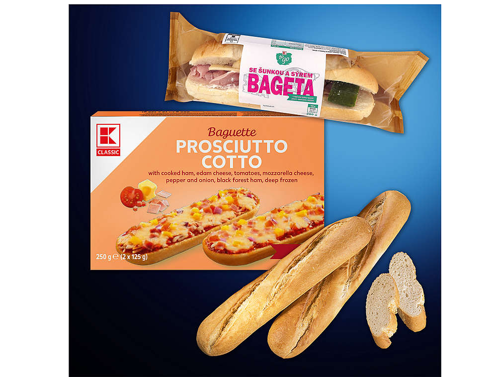 Bagety - různé druhy