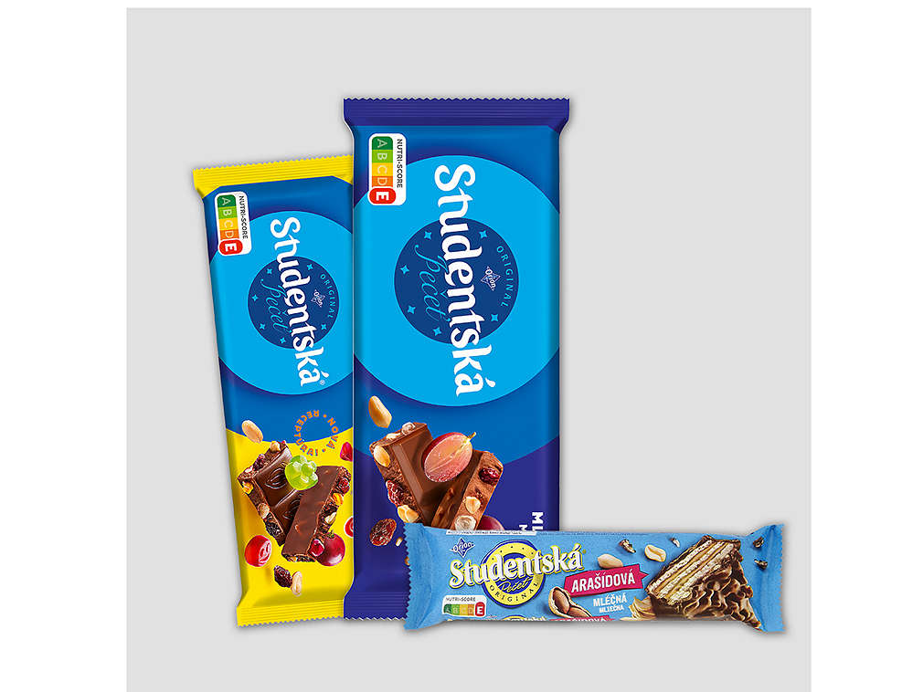 Čokolády a oplatky značky Orion Studentská pečeť různé druhy