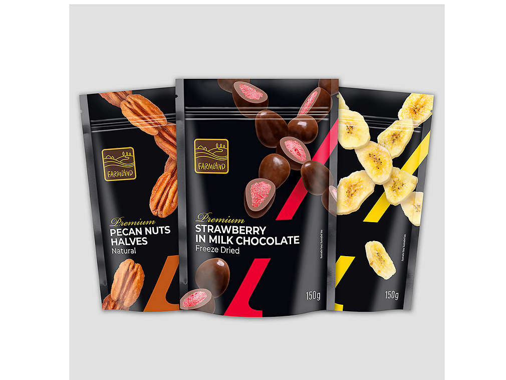 Produkty značky Farmland Premium - různé druhy