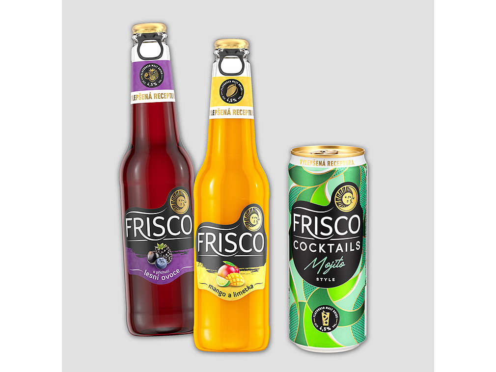 Nápoje značky Frisco