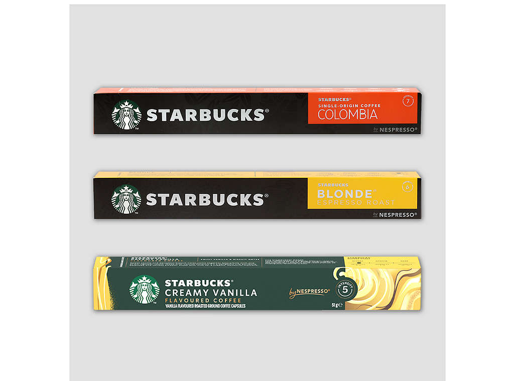 Kávové kapsle značky Nespresso Starbucks 10 kusů - různé druhy