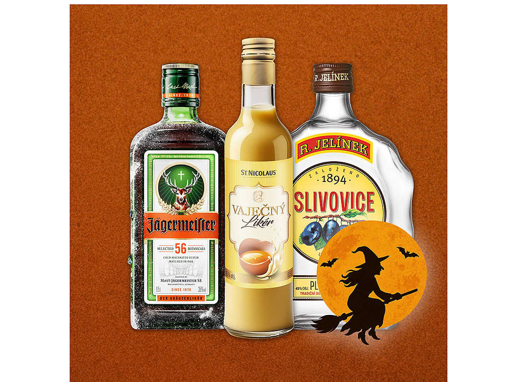 Lihoviny a likéry - různé druhy