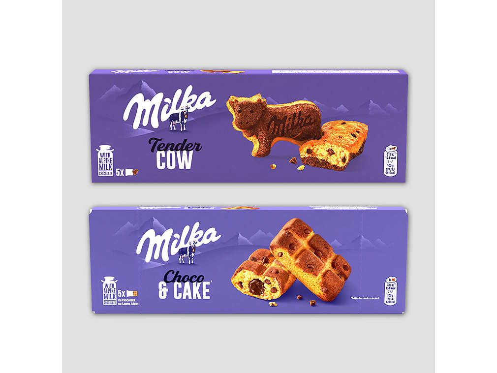Jemné pečivo značky Milka
