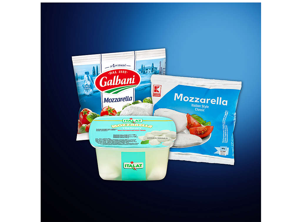 Mozzarelly - různé druhy