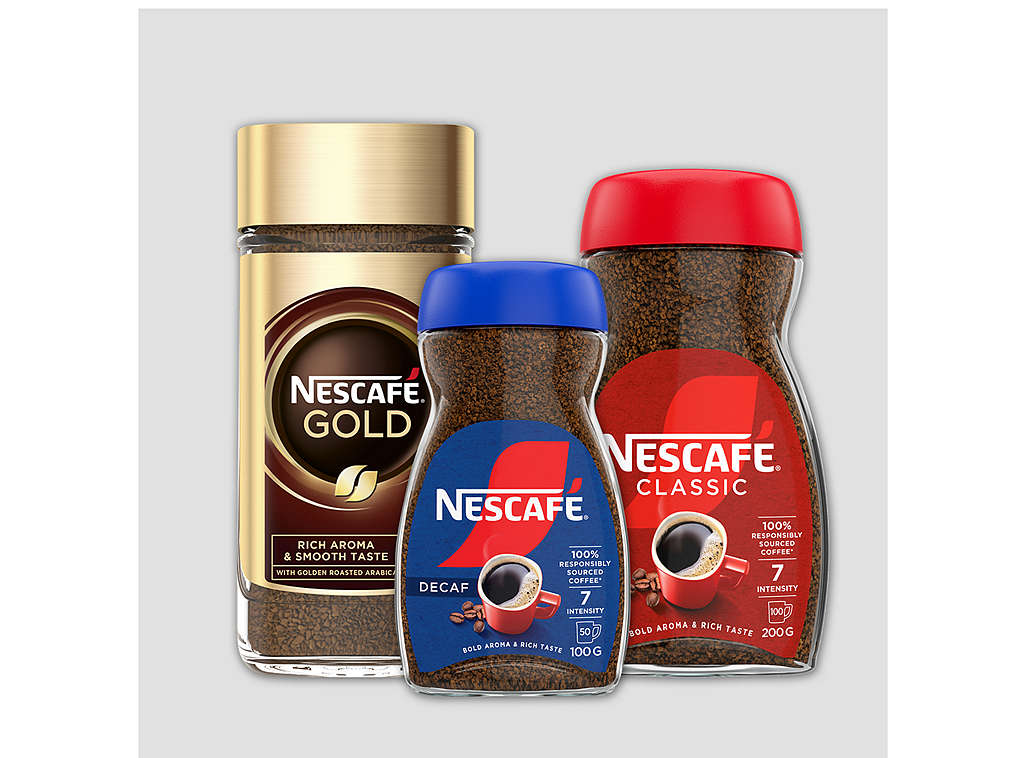 Instantní kávy značky Nescafé 95-200g - různé druhy