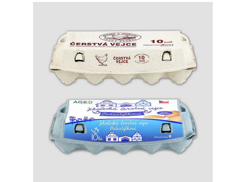 Podestýlková vejce M10 - různé druhy