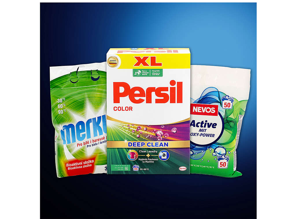Prací prášky - různé druhy