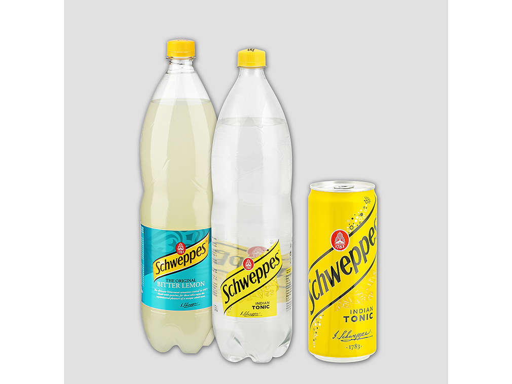 limonády značky Schweppes